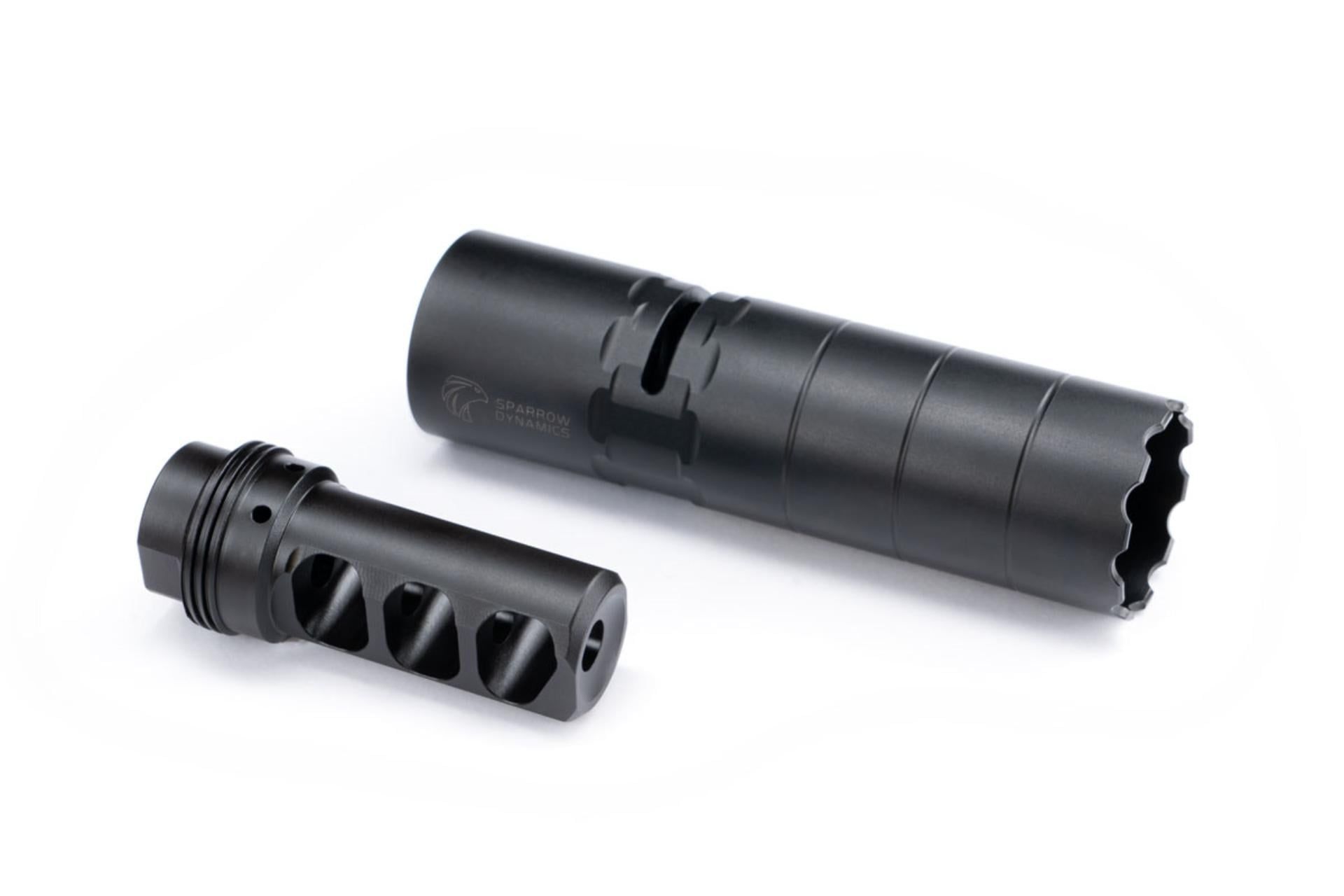 Sparrow Dynamics Muzzle Brake With Blast Director