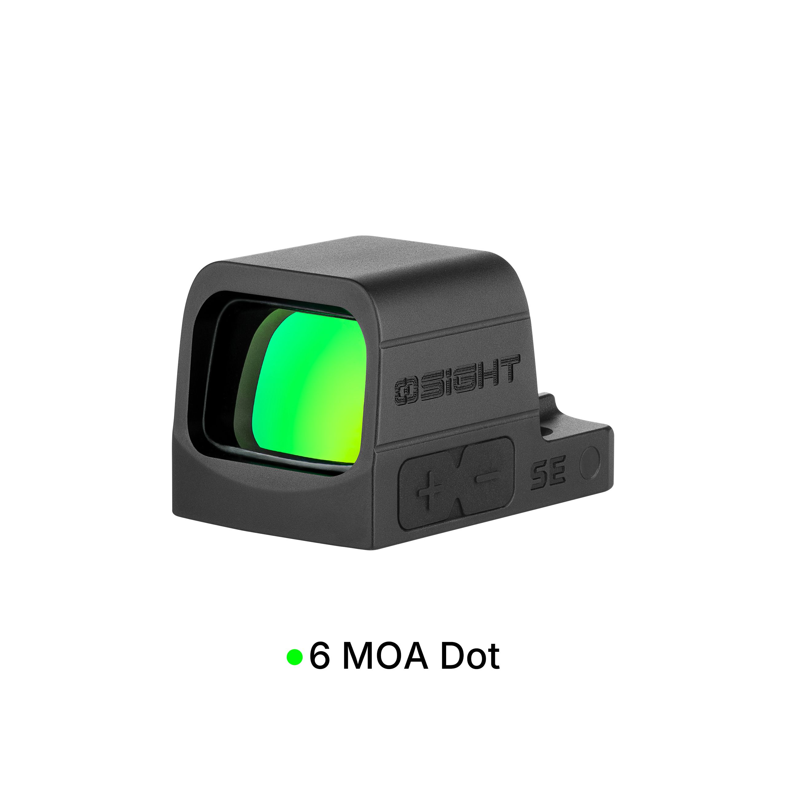OSIGHT SE Enclosed Micro Red Dot Sight, 2 MOA Dot & 32 MOA Circle or 6 MOA Dot, Red & Green Reticle Options, RMSc/K Footprint Compatible, Compact Reflex Sight for Concealed Carry